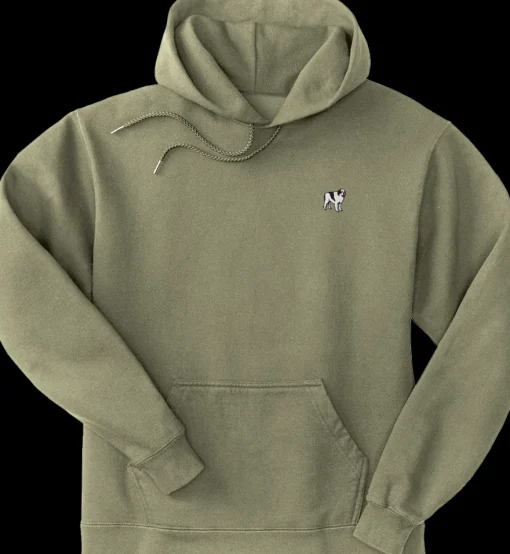 Big Dogs French Terry Fleece Embroidered Hoodie