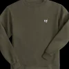 Big Dogs French Terry Fleece Embroidered Crew