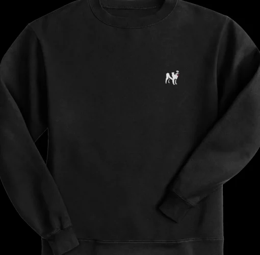 Big Dogs French Terry Fleece Embroidered Crew