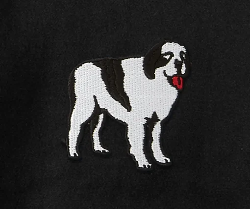 Big Dogs French Terry Fleece Embroidered Crew