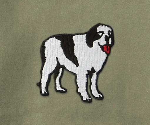 Big Dogs French Terry Fleece Embroidered Hoodie