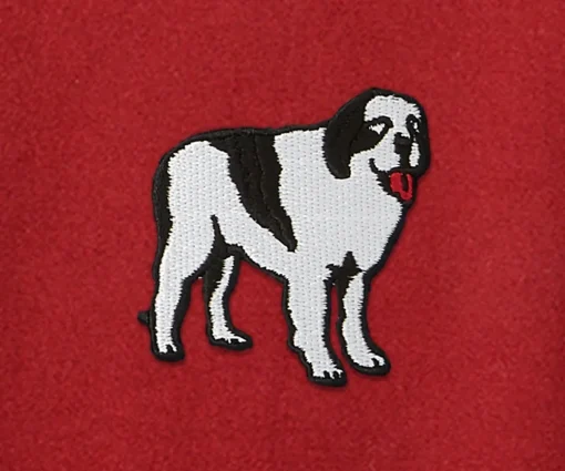 Big Dogs French Terry Fleece Embroidered Crew