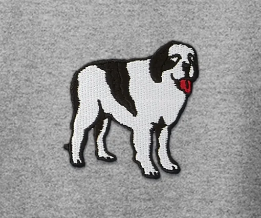 Big Dogs French Terry Fleece Embroidered Hoodie
