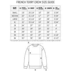 Big Dogs French Terry Fleece Embroidered Crew